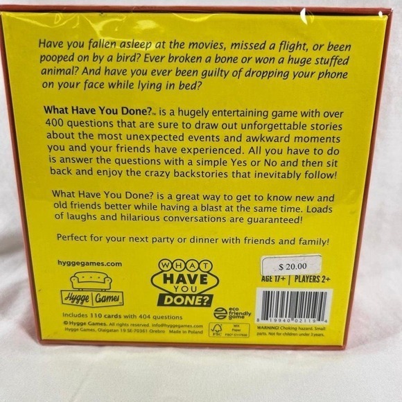 What Have You Done Party Game - Picture 2 of 2